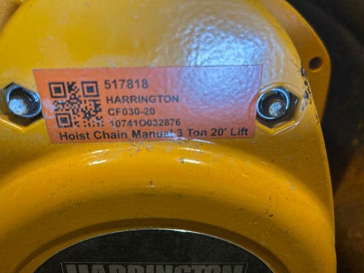 2025 HARRINGTON CF030-20