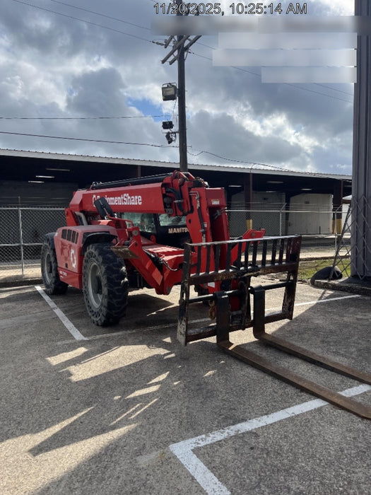 2020 Manitou MTA12055SER3 Cab/Heat/Air, Solid Tires, Amber Strobe, Lift Hook w/66" Carriage, 60" Forks