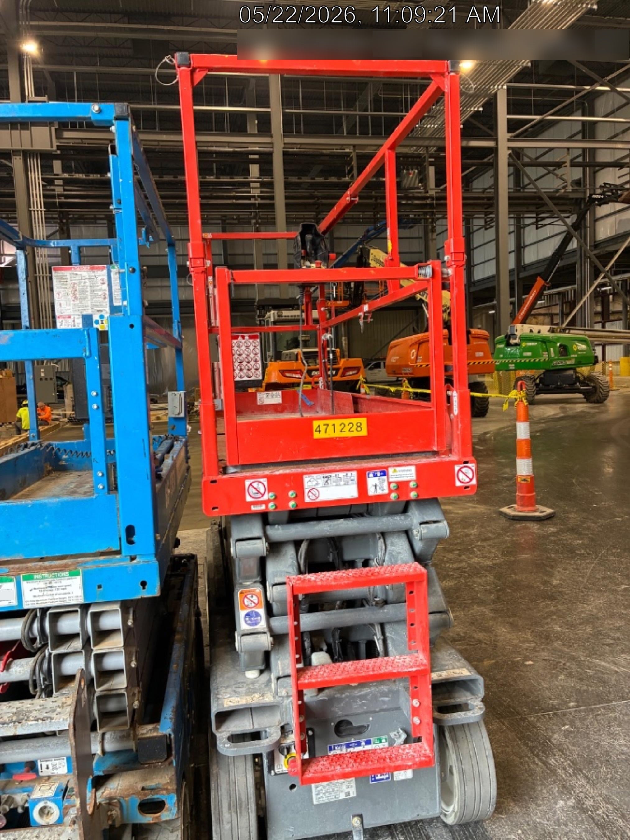 2020 Genie GS-1930 Solid Non Marking Tires, Beacon, Folding rails with half height swing gate