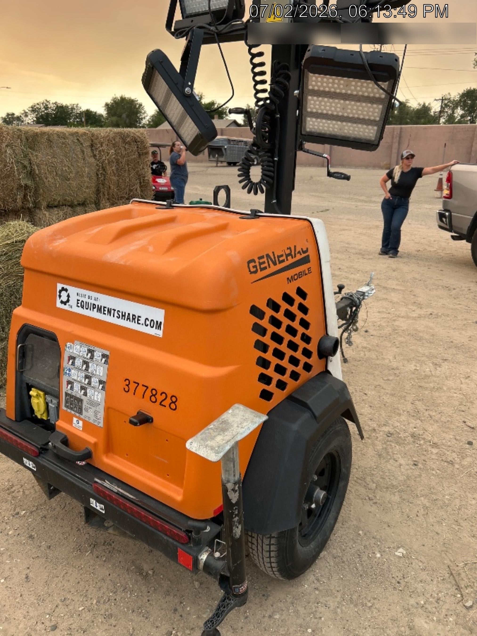 2023 Generac MLT2 Diesel, Flex Switch 120V Input, Powerzone Controller, 
(4) 320W LED Lights, 4kW Generator, 39.9 Gal Fuel Tank, 2" Ball, T3