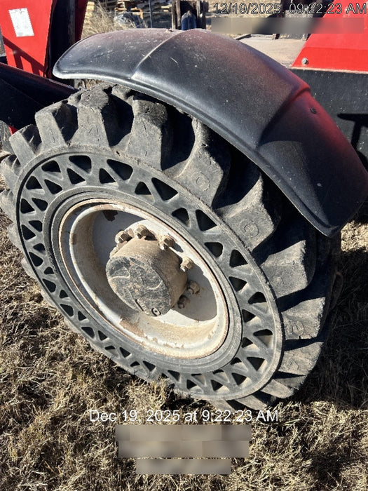 2019 Manitou MTA10055 Cab/Heat/Air, 120 HP, Solid Tires, Work Lights, Lift Hook, Auxiliary Hydraulics 66" Carriage and 60" Forks