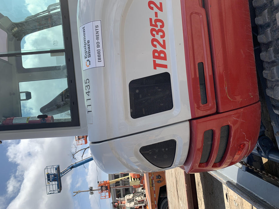 2020 Takeuchi TB-235-2CR Cab/Heat/Air, Rubber Tracks, Manual TAG QC