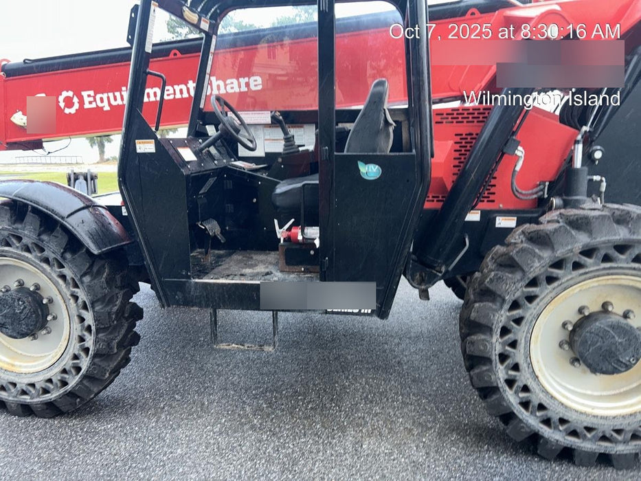 2019 Manitou MTA10055 Canopy, 120 HP, Solid Tires, Work Lights, Lift Hook, Auxiliary Hydraulics 66" Carriage and 60" Forks