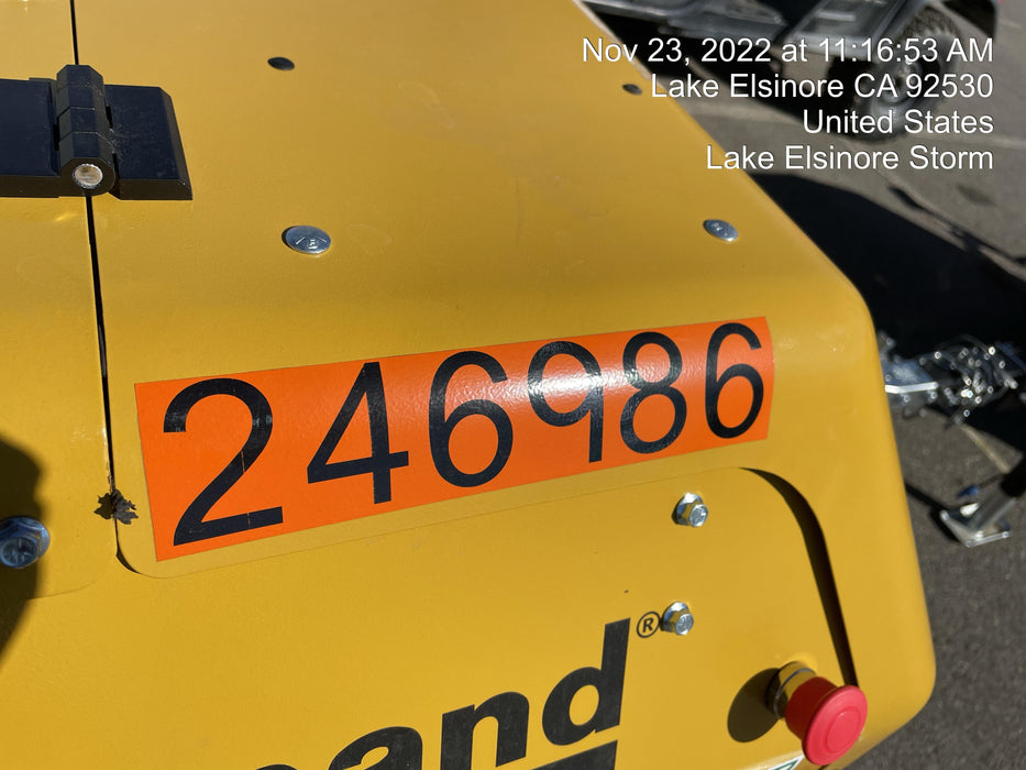 2022 Allmand NLV3GR (4) LED Light Fixture 350W, 23' Vertical Mast, 3kW Prime, Towable, ES Decals, T3