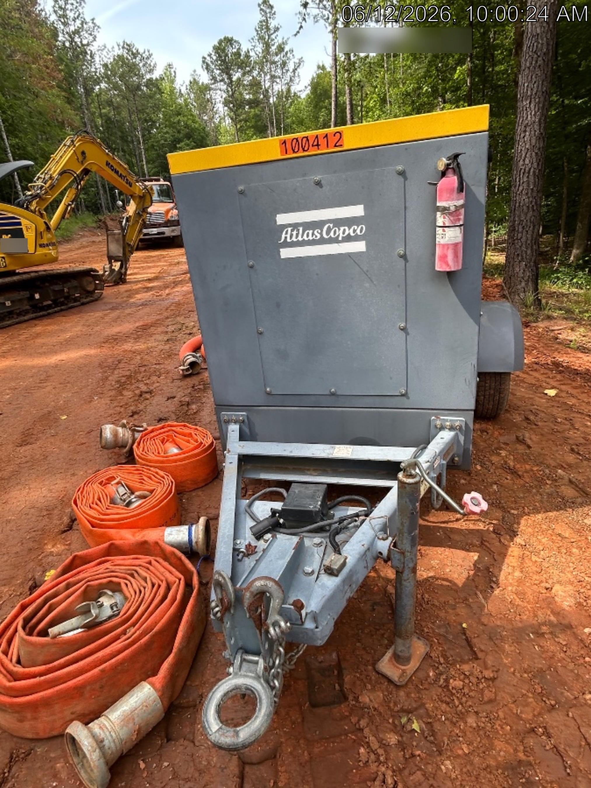 2020 ATLAS COPCO PAS 100 HF CS Enclosed