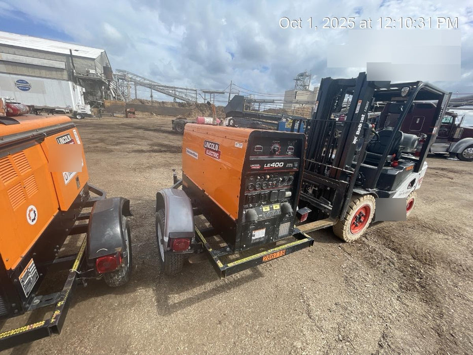 2022 Lincoln Electric LE400 Kubota V1505, Trlr, Cable Rack, Light Kit, ES Decals, T3