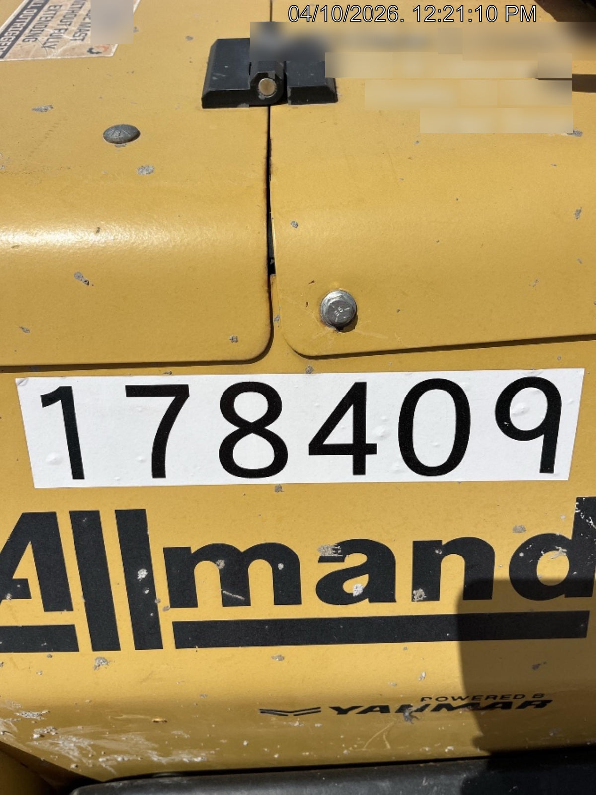 Allmand NLV3GR 3kW Light Plant - LED