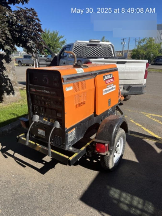 2021 Lincoln Electric Vantage 322 Vantage 322 Ready Pak 3 w/ Decals, ORANGE (includes trailer, cable rack, fender light kit) NO Telematics