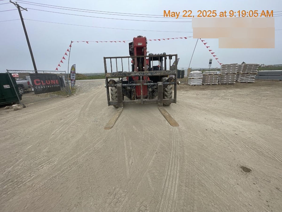 2020 Manitou MTA10055 Canopy, 120 HP, Solid Tires, Work Lights, Lift Hook, Auxiliary Hydraulics w/66" Carriage and 60" Forks