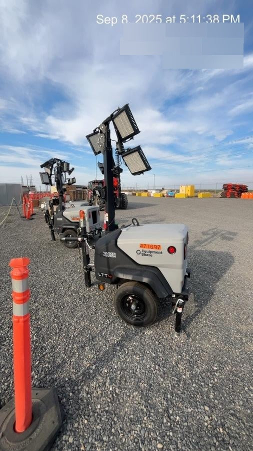 2024 Wacker Neuson LTT4 Diesel, Kohler KDW702, Deep Sea Controller, Auto Start, LED 320W, Bypass Outlet, T3