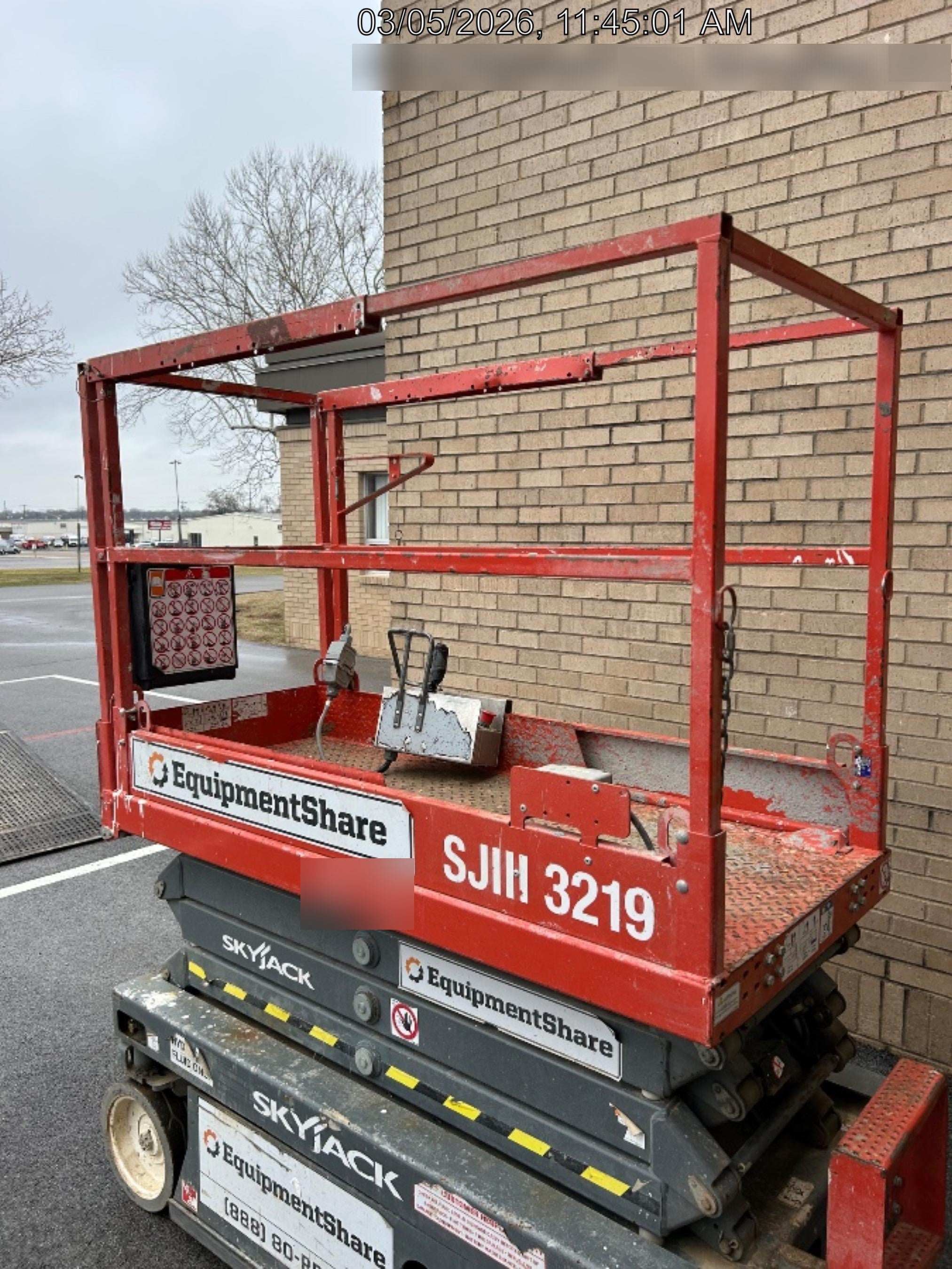 2019 Skyjack SJIII-3219 Standard Options, Trojan Batteries