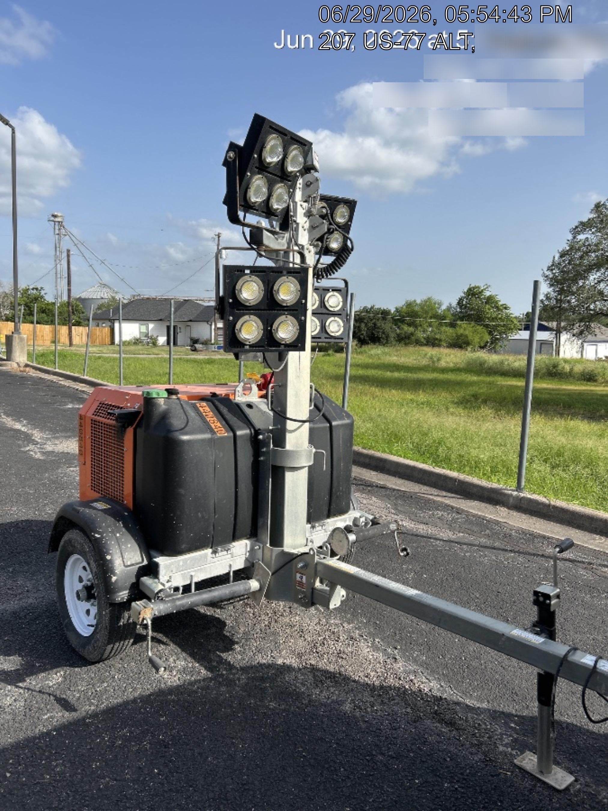 2024 Wanco WLTT-4MM4K Diesel, Deep Sea Controller, Shore Power Plug, Auto Start, (4) 350W LED Floodlights, 4kW Generator, 60 Gal Fuel Tank, 2" Ball, T3
