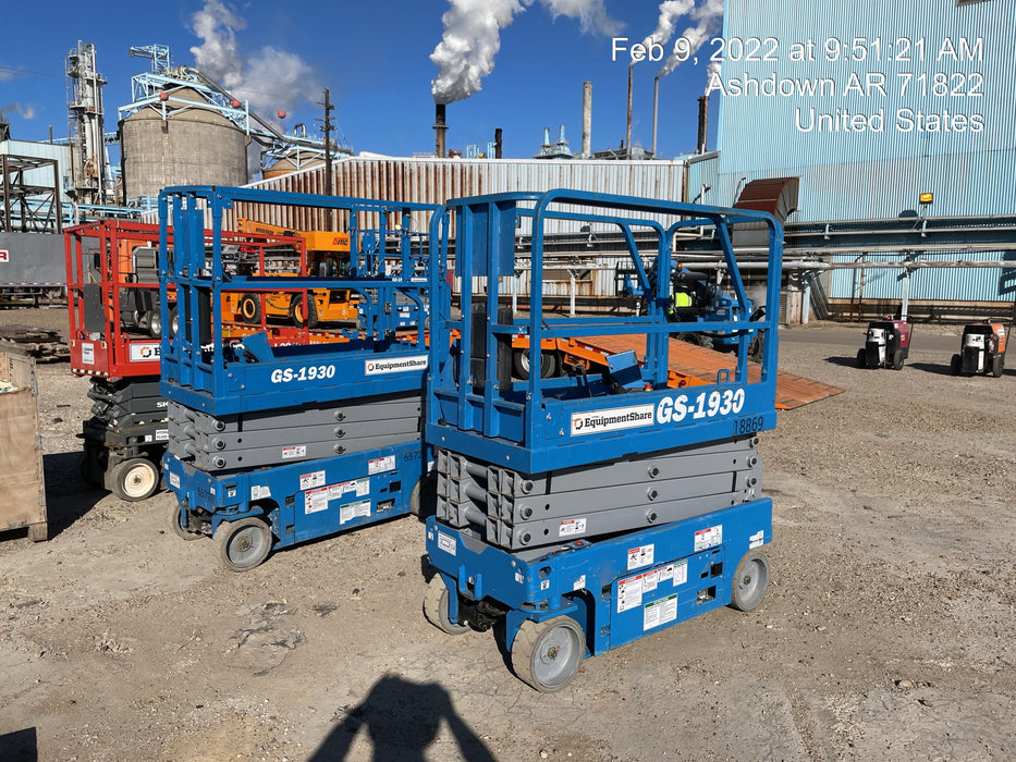 2018 Genie GS-1930 Genie GS-1930 Scissor Lift w/Standard Options
