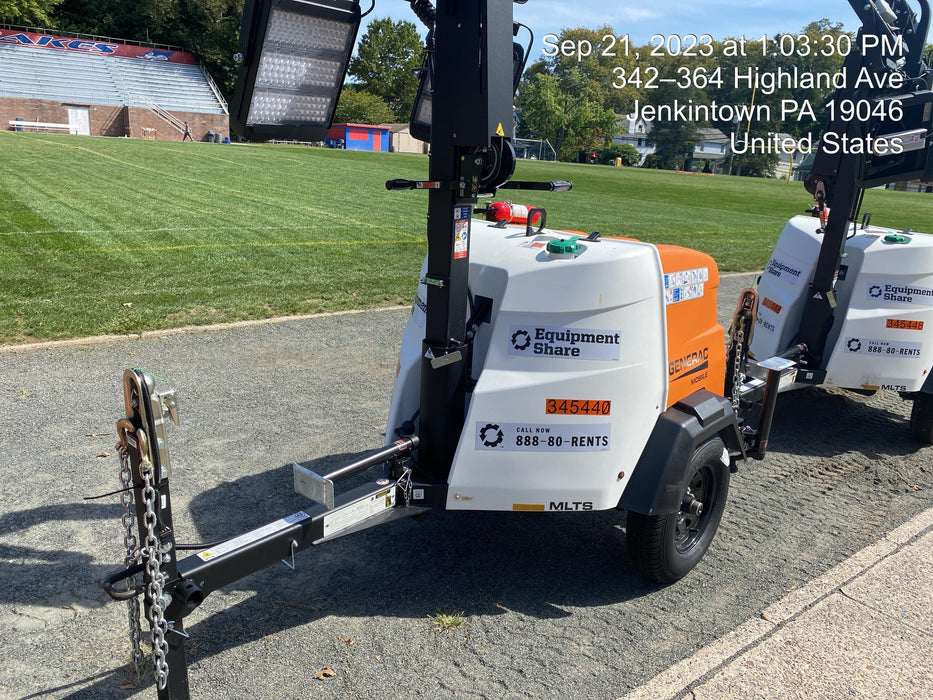 2023 Generac MLT2 Diesel, Flex Switch 120V Input, Powerzone Controller, (4) 320W LED Lights, 4kW Generator, 39.9 Gal Fuel Tank, 2" Ball, T3