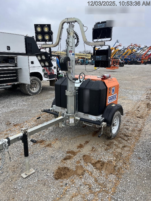 2024 Wanco WLTT-4MM4K Diesel, Mitsubishi L2E, 9.0HP @1800 rpm, Deep Sea Controller, Shore Power Plug, Auto Start, (4) 350W LED Floodlights, 4kW Generator, 60 Gal Fuel Tank, 2" Ball, T3