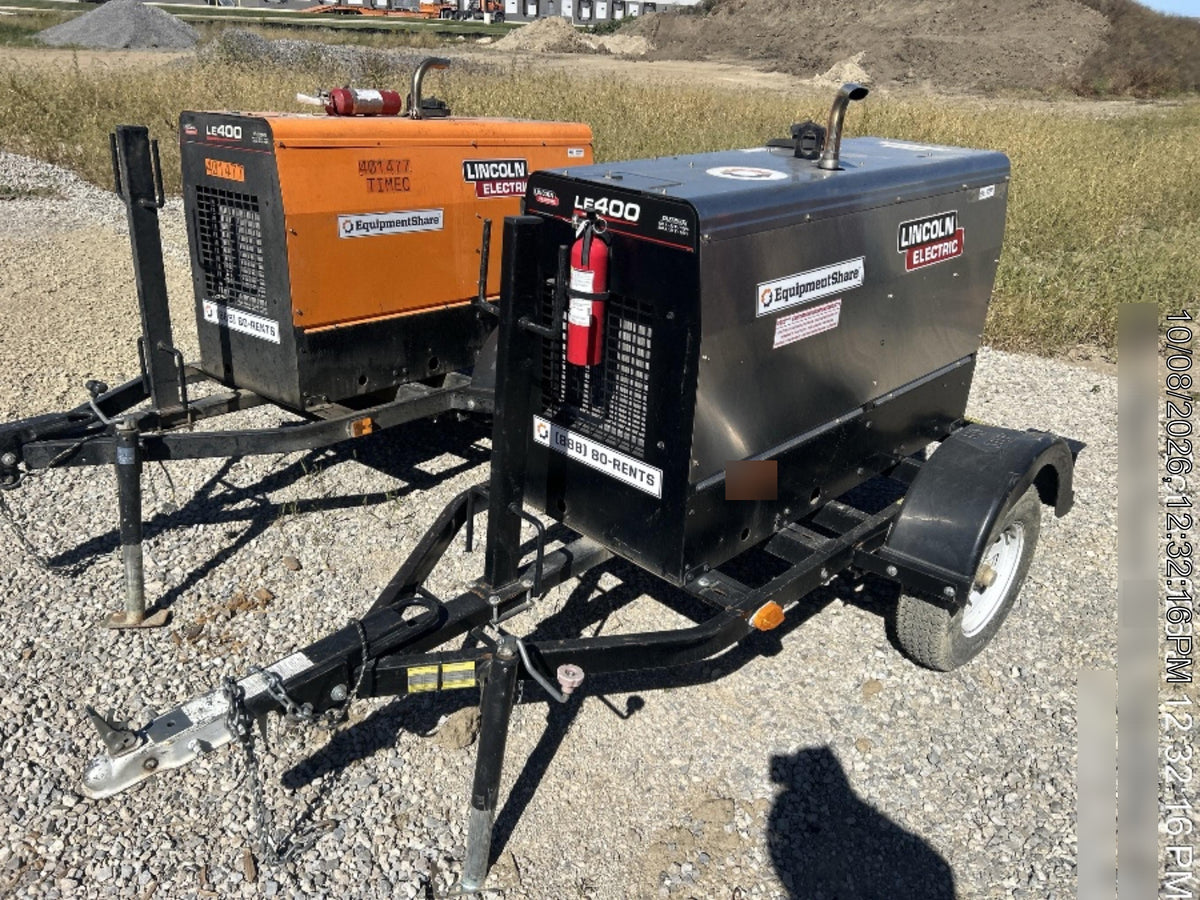 2024 Lincoln Electric LE400 Kubota V1505, Trlr, Cable Rack, Light Kit, ES Decals, T3
