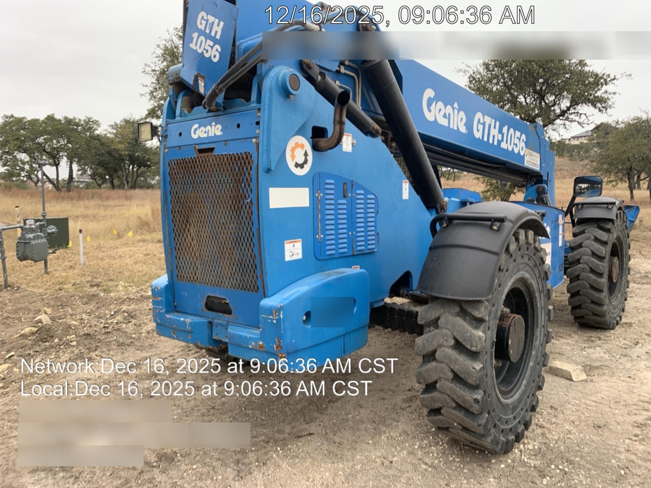 2018 Genie GTH-1056 Genie GTH-1056 w/ROPS, Work Lights, Solid Tires, RH Cab Mesh, Beacon, 60" Carriage and Forks