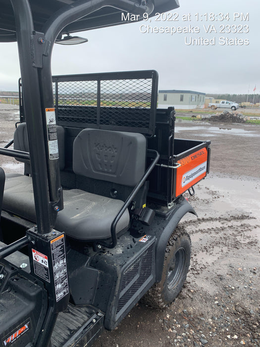2021 Kubota RTV-X1140W-H Plastic Canopy, Windshield Acrylic Clear, LED Strobe Light, Wire Harness Kit, Back up Alarm