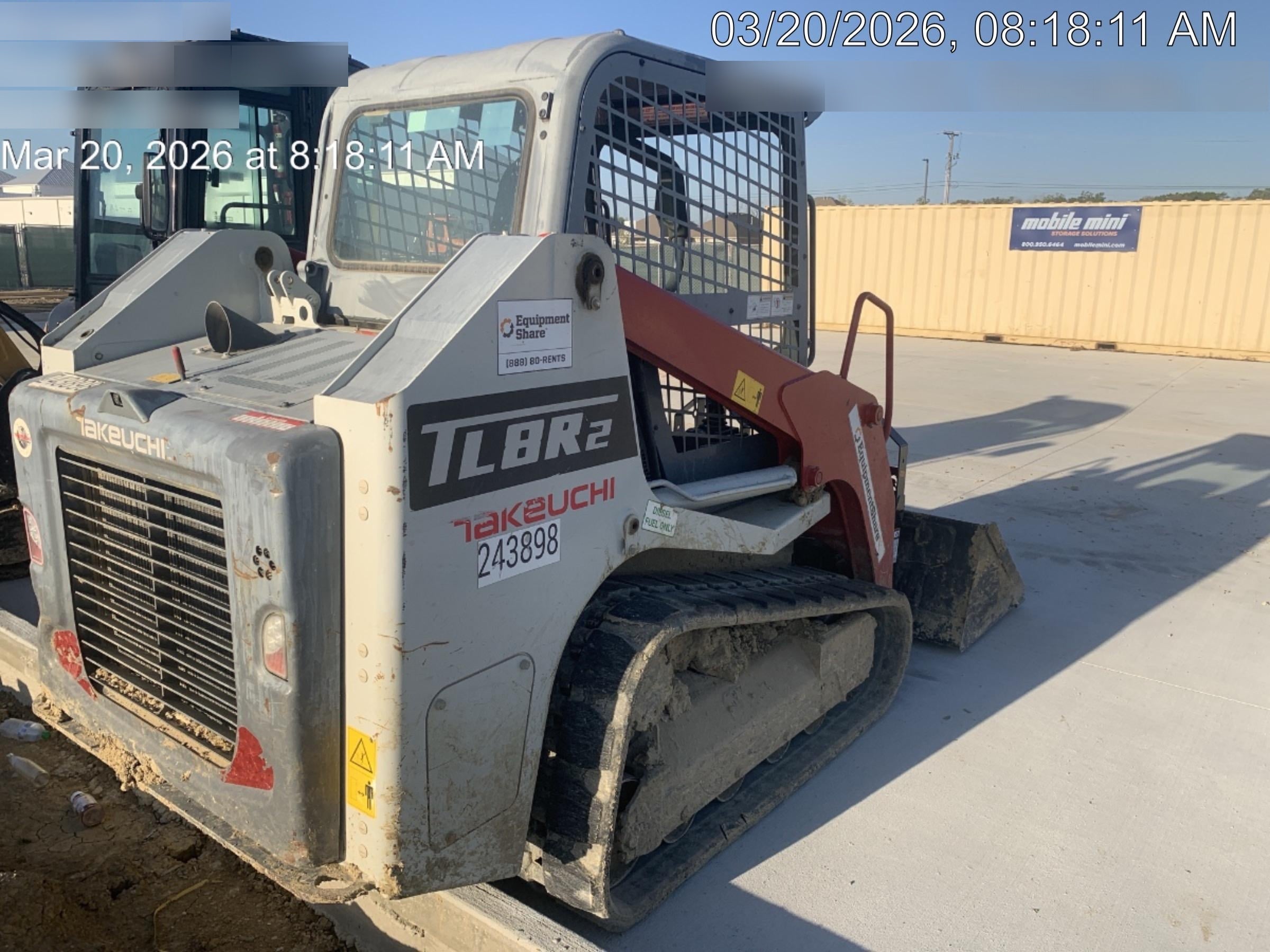 2022 TAKEUCHI TL8R2-R