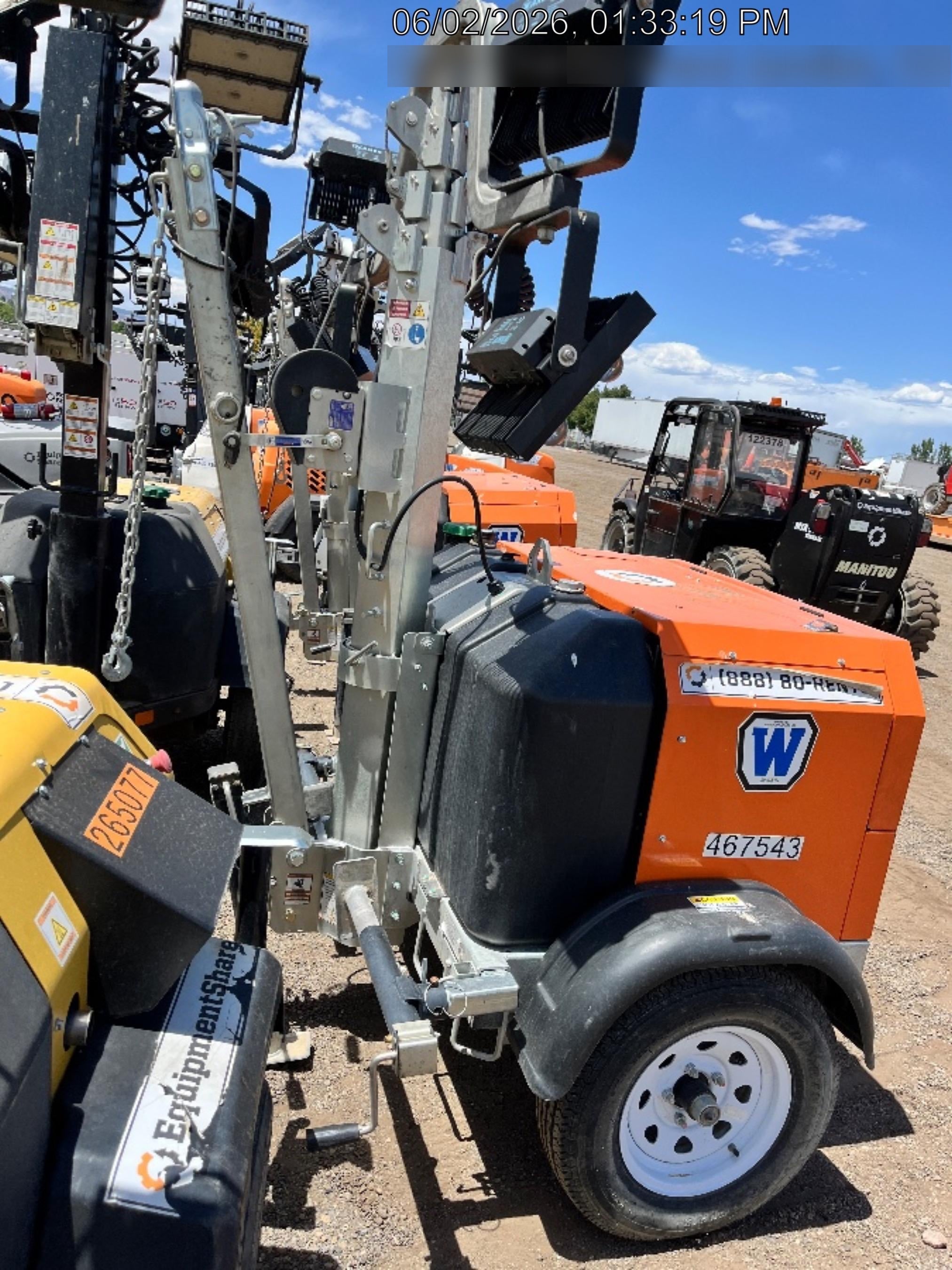 2024 Wanco WLTT-4MM4K Diesel, Deep Sea Controller, Shore Power Plug, Auto Start, (4) 350W LED Floodlights, 4kW Generator, 60 Gal Fuel Tank, 2" Ball, T3