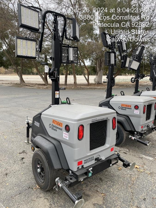 2024 Wacker Neuson LTT4 Diesel, Kohler KDW702, Deep Sea Controller, Auto Start, LED 320W, Bypass Outlet, T3