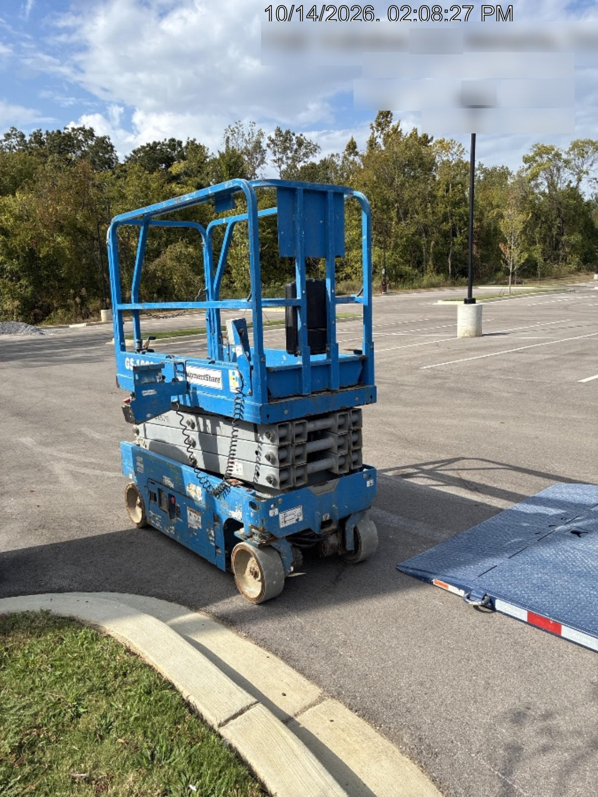 2019 Genie GS-1930 Fixed rails with chain Entry
