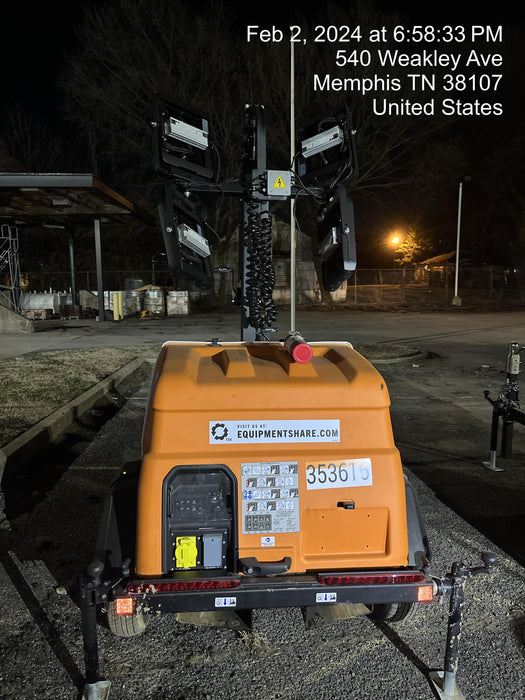 2023 Generac MLT2 Diesel, Flex Switch 120V Input, Powerzone Controller, (4) 320W LED Lights, 4kW Generator, 39.9 Gal Fuel Tank, 2" Ball, T3