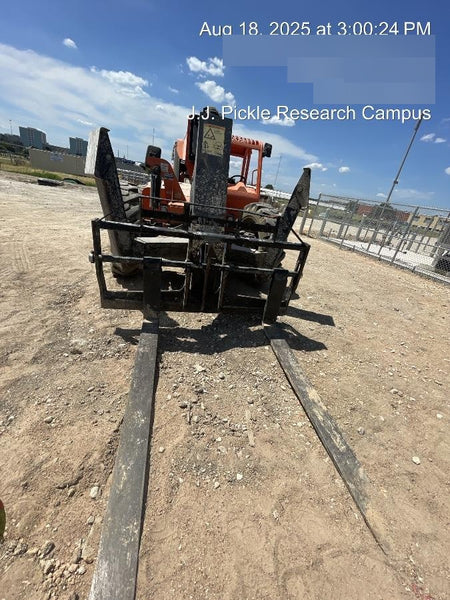 2018 Skytrak 10054 Skytrak 10054 10K Telehandler w/Open ROPS Solid Tires, LED Work Lights, Rotating Beacon, 60" Carriage/60" Forks