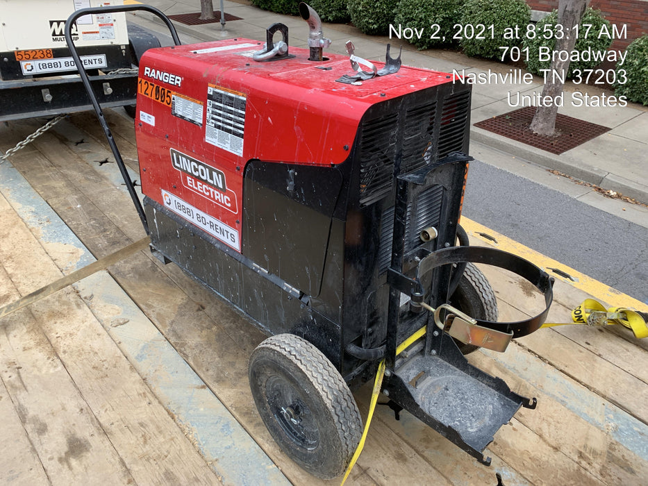 2021 Lincoln Electric Ranger 305 LPG K3430-1, Ranger 305 LPG, Undercarriage, Tank Holder & Strap, 10kw AC Gen, 25hp Kohler LPG Eng