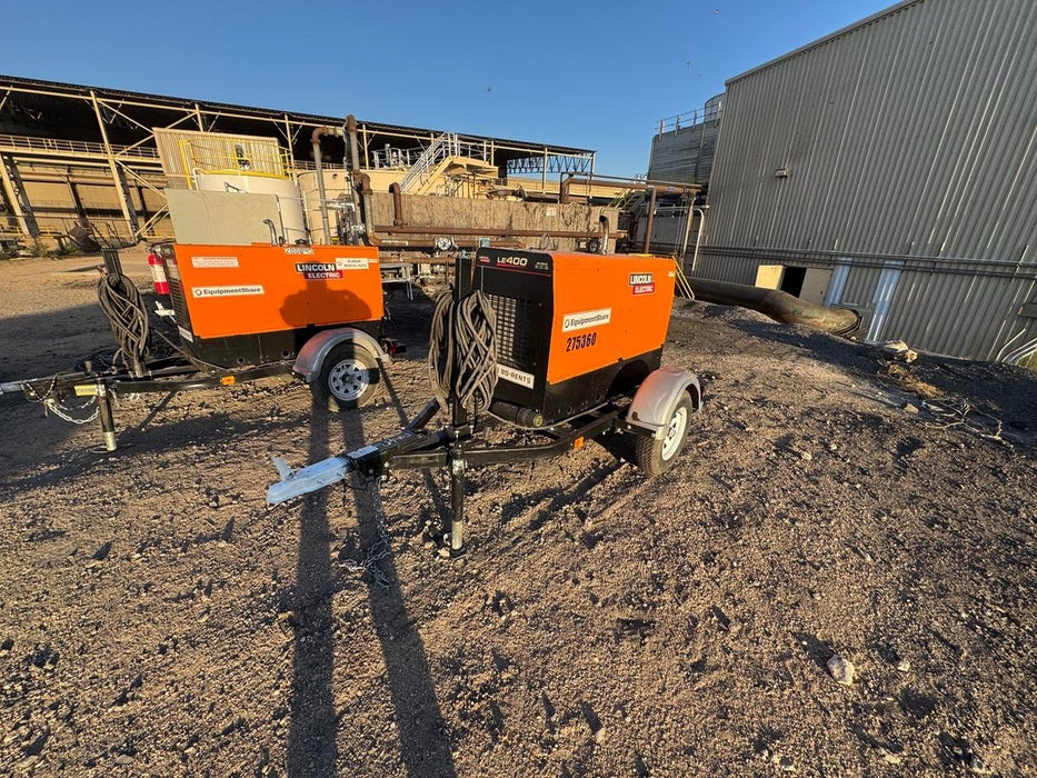 2022 Lincoln Electric LE400 Kubota V1505, Trlr, Cable Rack, Light Kit, ES Decals, T3