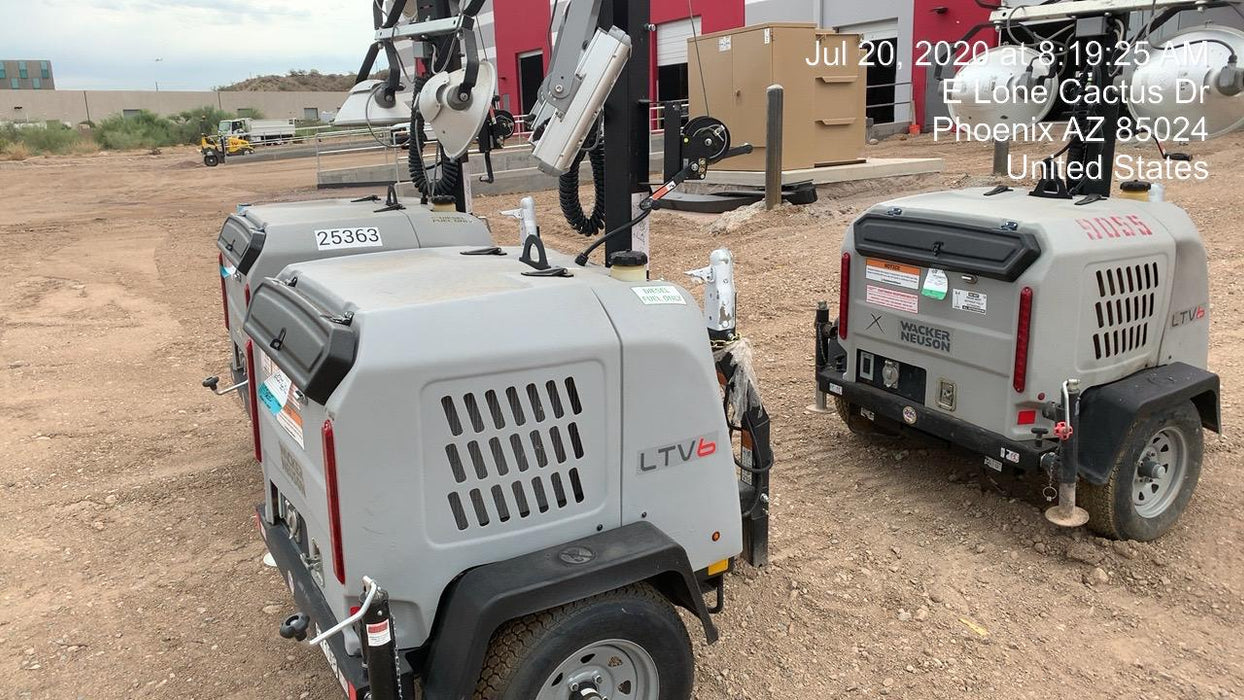 2019 Wacker Neuson LTV6K-LED Standard LED Towable Light Tower w/None