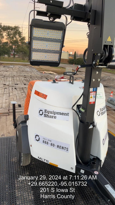 2023 Generac MLT2 Diesel, Flex Switch 120V Input, Powerzone Controller, 
(4) 320W LED Lights, 4kW Generator, 39.9 Gal Fuel Tank, 2" Ball, T3