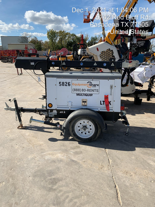 2017 Multiquip LT6K` MultiQuip LT6KV Towable Light Tower