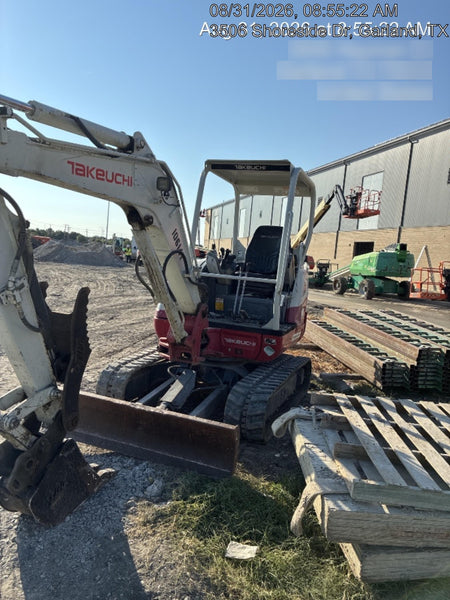 2020 Takeuchi TB235-2R Canopy, Rubber Tracks, Manual TAG QC