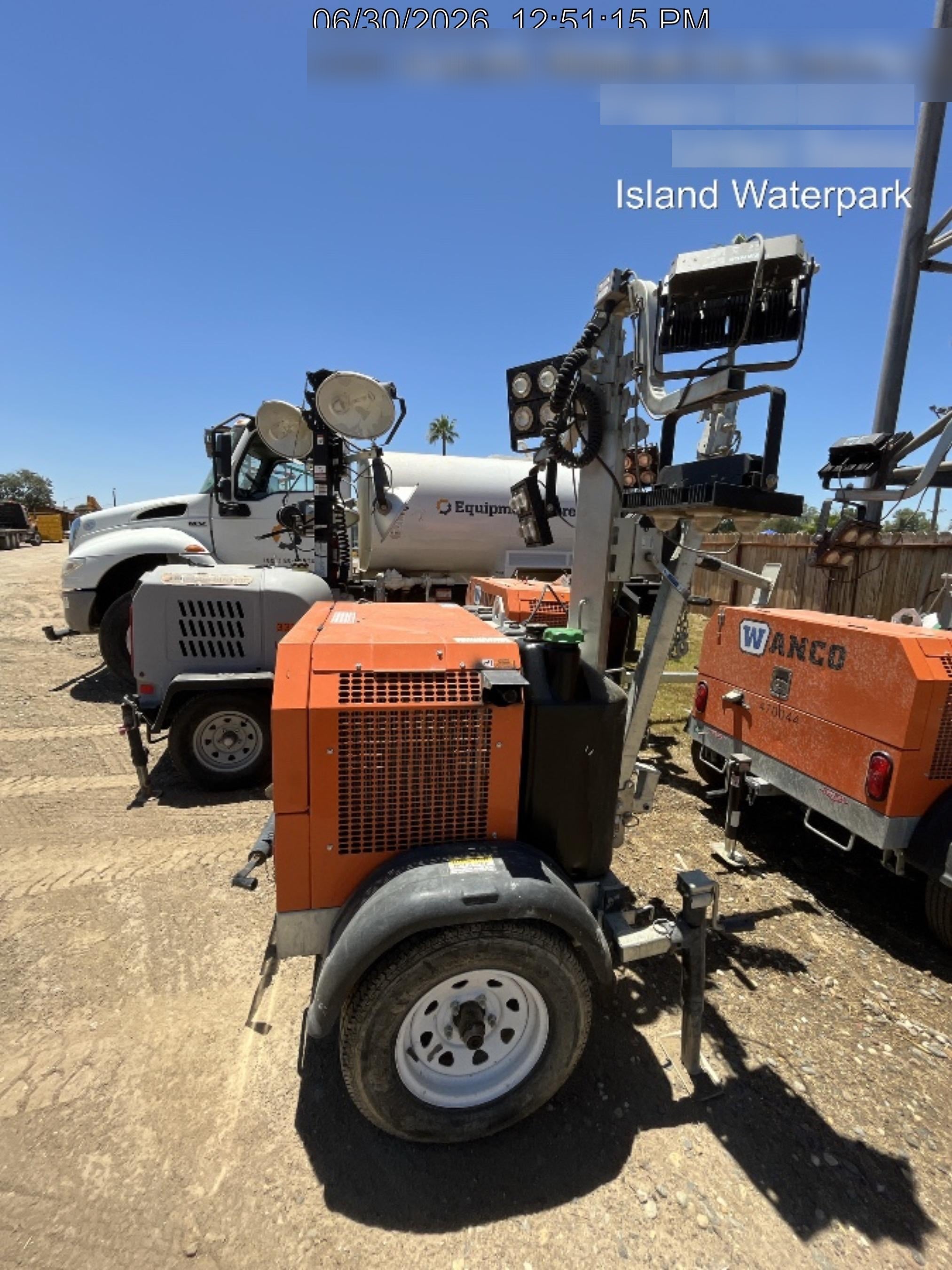 2024 Wanco WLTT-4MM4K Diesel, Deep Sea Controller, Shore Power Plug, Auto Start, (4) 350W LED Floodlights, 4kW Generator, 60 Gal Fuel Tank, 2" Ball, T3