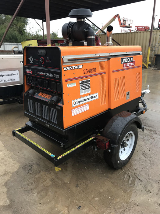 2022 Lincoln Electric Vantage 549X Crosslink Technology, Trailer Mounted, ES Decals, T3