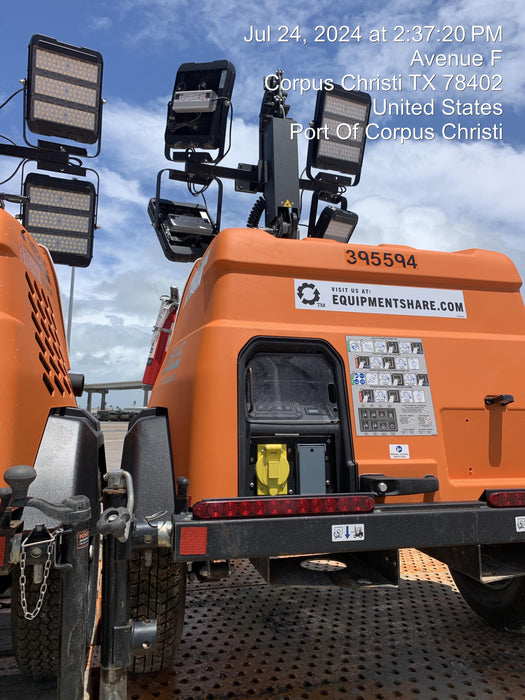 2024 Generac MLT2 Diesel, Flex Switch 120V Input, Powerzone Controller, 
(4) 320W LED Lights, 4kW Generator, 39.9 Gal Fuel Tank, 2" Ball, T3