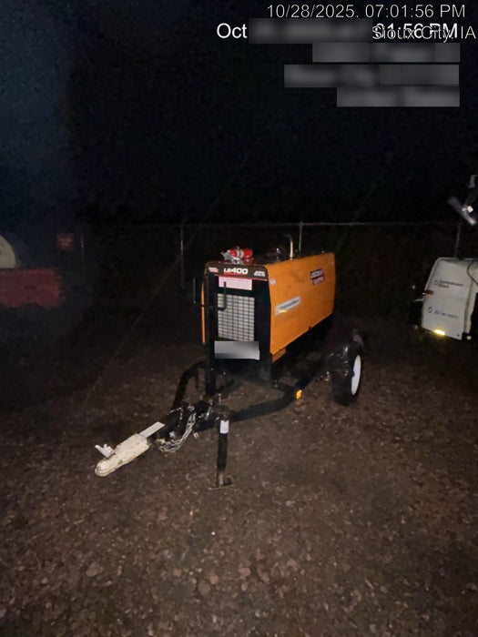 2023 Lincoln Electric LE400 Kubota V1505, Trlr, Cable Rack, Light Kit, ES Decals, T3