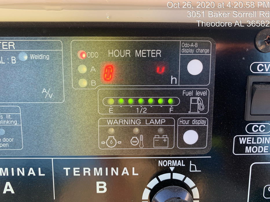 2020 Multiquip DLW400ESA4 400 amp Welder, 14kW, 120/240V, T4F Kubota, Trailer