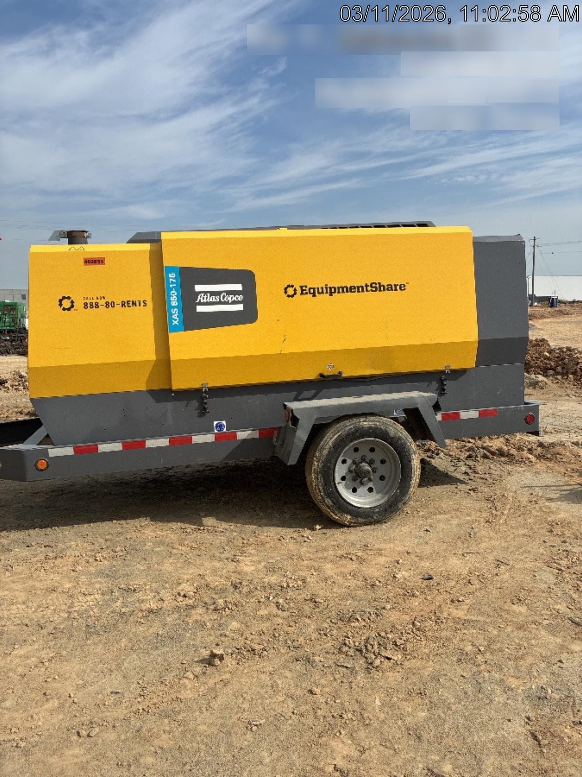 2024 ATLAS COPCO XAS 850