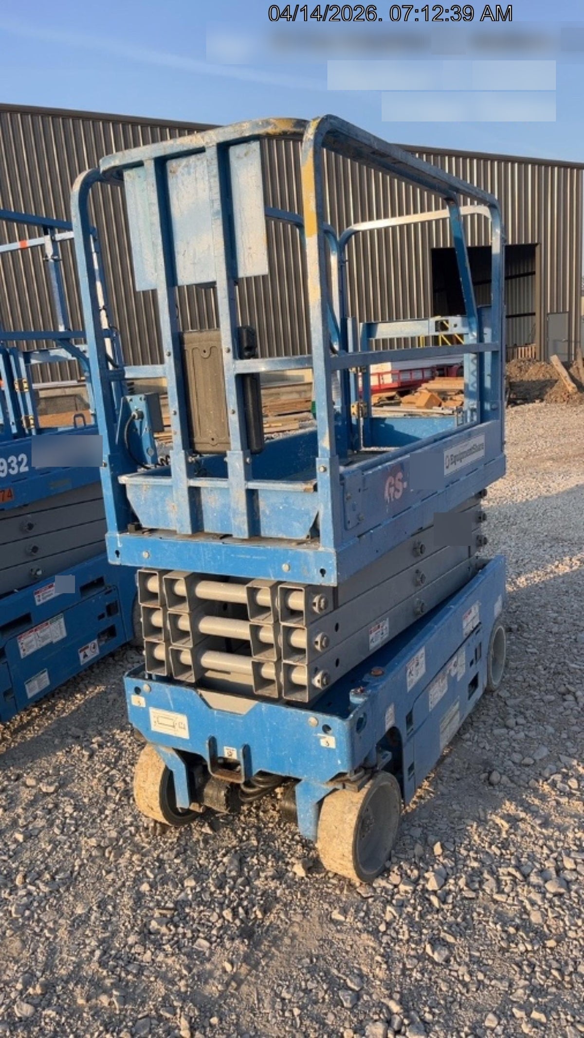 2020 Genie GS-1930 Solid Non Marking Tires, Beacon, Folding rails with half height swing gate