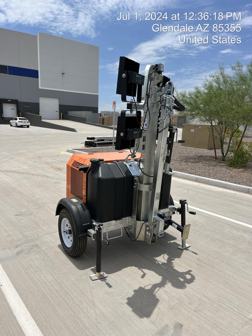 2024 Wanco WLTT-4MM4K Diesel, Deep Sea Controller, Shore Power Plug, Auto Start, (4) 350W LED Floodlights, 4kW Generator, 60 Gal Fuel Tank, 2" Ball, T3