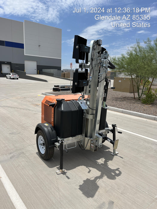 2024 Wanco WLTT-4MM4K Diesel, Deep Sea Controller, Shore Power Plug, Auto Start, (4) 350W LED Floodlights, 4kW Generator, 60 Gal Fuel Tank, 2" Ball, T3