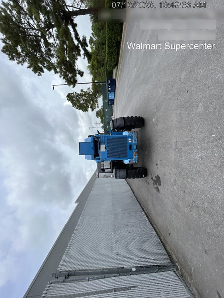 2018 Genie GTH-1056 Genie GTH-1056 w/Open ROPS, Solid Tires, Work Light/Beacon, 60" Carriage and Forks