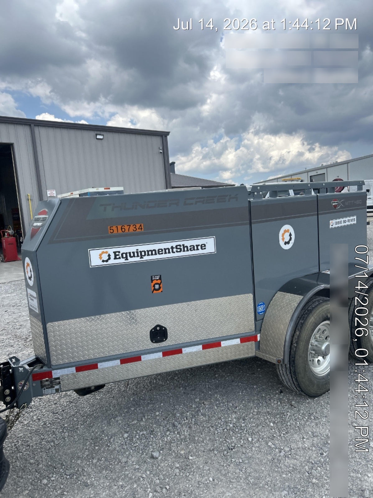 2024 THUNDER CREEK MTT460 Fuel Trailer