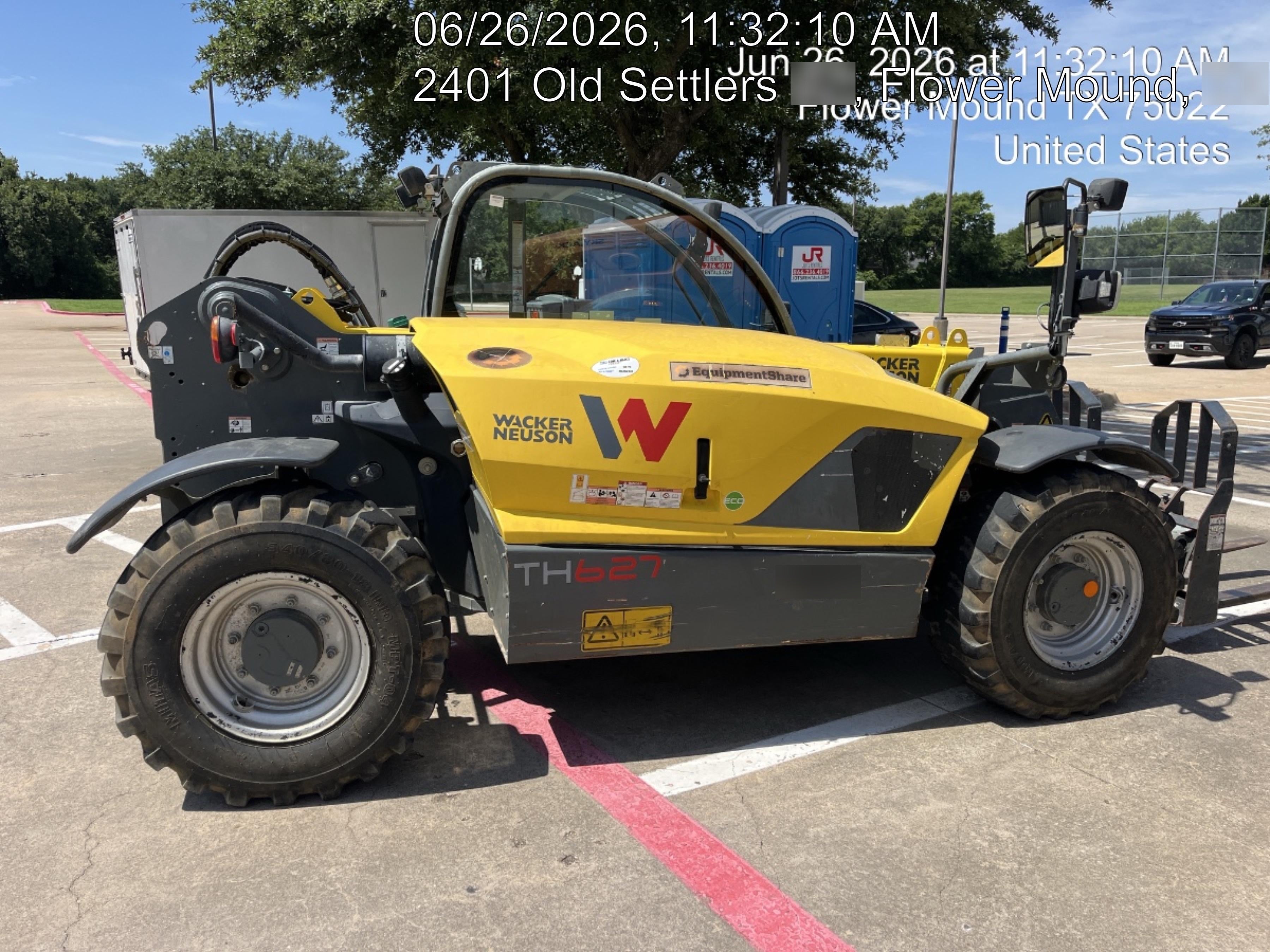 2019 WACKER NEUSON TH627