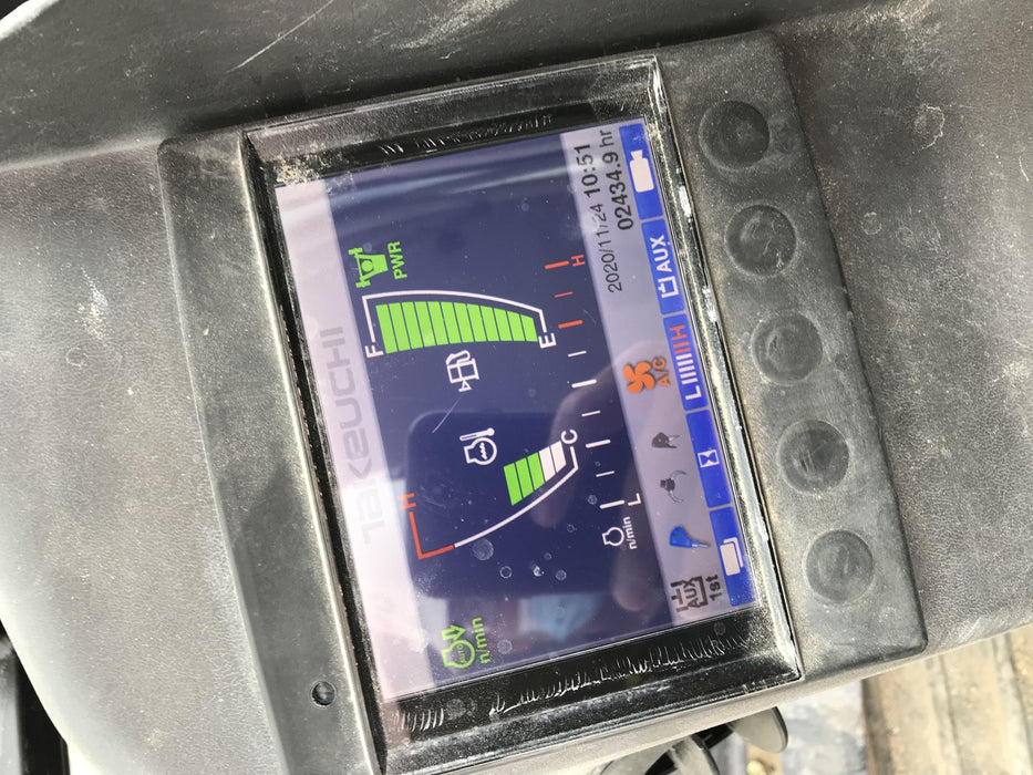 2019 Takeuchi TB290 Takeuchi TB290 Cab/Heat/AC w/Rubber Tracks, Auxiliary Hydraulics, Dozer Blade, Manual QC w/ 18/24/36" Buckets, Hydraulic Thumb Installed