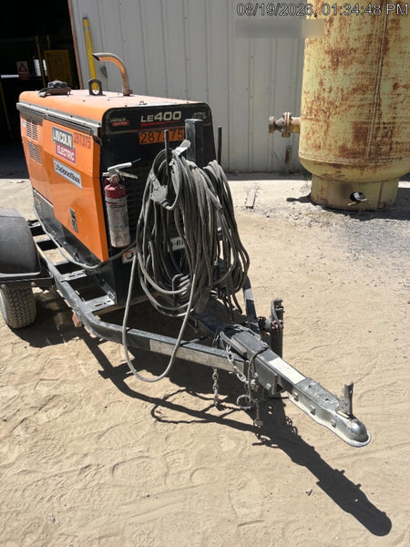 2022 Lincoln Electric LE400 Kubota V1505, Trlr, Cable Rack, Light Kit, ES Decals, T3