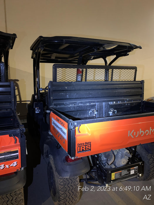 2022 Kubota RTV-X1140W-H Plastic Canopy, Windshield Acrylic Clear, LED Strobe Light, Wire Harness Kit, Back up Alarm