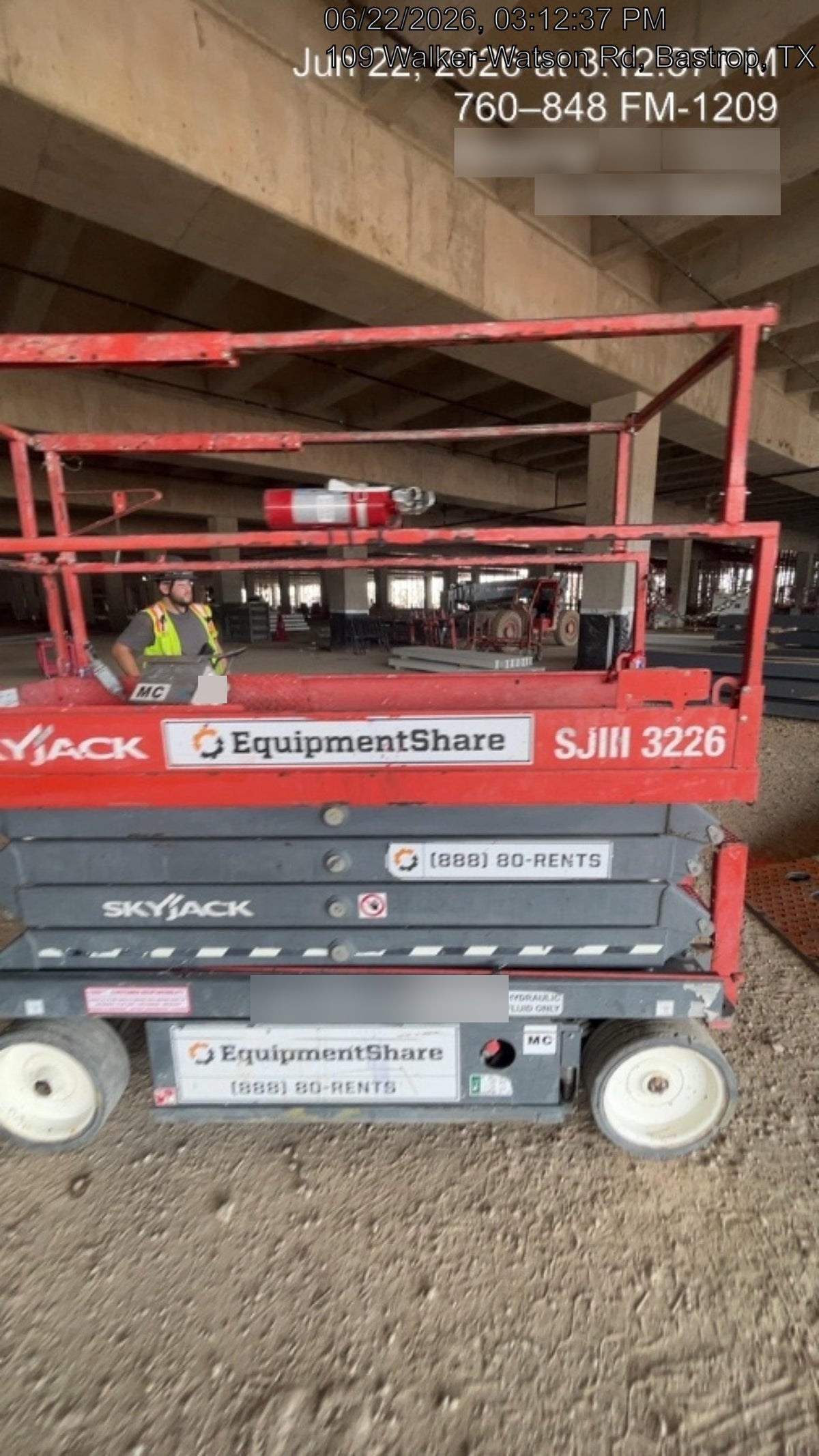 2019 Skyjack SJIII-3226 Standard Options, Trojan Batteries